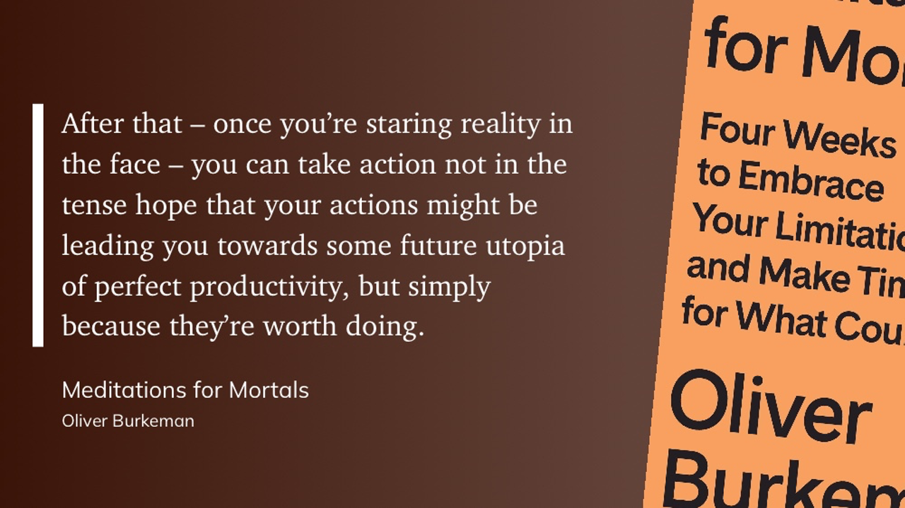 A Perfect Productivity System Isn’t the Goal—Doing What Matters Is ...
